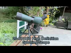 Waterproof HD / ED Glass 20-60X60 Hunting Spotting Scope With Reticle