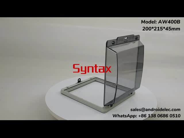AW400B Waterproof Hinged Window 200mm*215mm*45mm