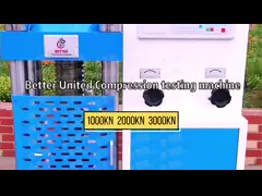 Общецелевая конкретная машина для испытания на сжатие 3000 Kn куба испытывая машины video