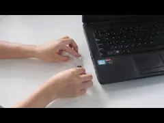 Przezroczysty, przezroczysty klucz akrylowy Pamięć flash USB 128 GB Zgodna ze standardem amerykańskim