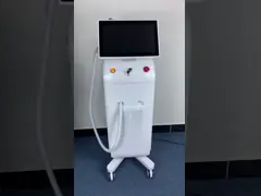 Лазер диода машины 808 удаления волос лазера титана для стороны и тела video