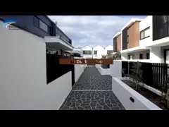 Wpc Cladding Light Gauge Steel Prefabricated Villas Eps Sandwich Panel Prefab Villa