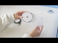 Пластиковая белизна 4 в 1 беспроводном зарядном устройстве для быстрой зарядки дозора наушников телефона video