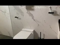 Оборудование ванной комнаты гостиницы устанавливает зеркало черноты установленное стеной отполированное video