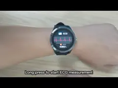 1,28-дюймовый круглый сенсорный экран ECG Smart Watch Wifi Music Control video