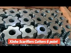 Носка барабанчика скарификатора разделяет вольфрам аксессуары Планерс пола резцов ТКТ звезд скарификатора 6 пунктов video