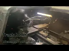 валик роликовой цепи экскаватора роликов 0.8-100tons следа землекопа материала Ec210 50Mn 40MnB video