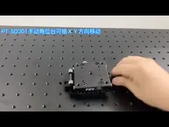 Dovetail Optical Manual Goniometer Stage Swinging Sliding Table