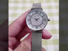 Ремень сетки дозора шкалы Mop сетноого-аналогов дозора 18mm кварца дам 3ATM video