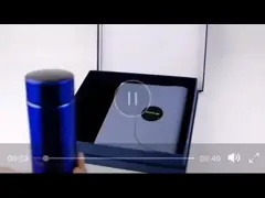 Подгонянный беспроводной поручая набор подарка чашки Thermos банка силы ноутбука ключевой цепной корпоративный video