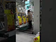 Машина упаковки 5 риса - подниматься высокоскоростного транспортера 50kg автоматический video