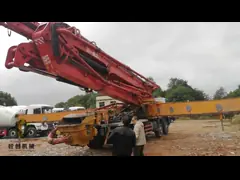 В Мерседес-Benz 2016 тяжелой индустрии Sany используемая тележка конкретного насоса 62 метра video