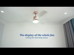 Потолочный вентилятор большого воздушного потока высокого числа оборотов пластиковый крытый с реверзибельным мотором DC video