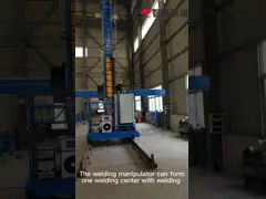 центр манипулятора сваривать TIG ПИЛЫ шва 6 x 6m автоматический для заварки шва трубы video