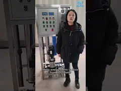 Изготовленная на заказ система 250LPH фильтра обратного осмоза завода водоочистки video