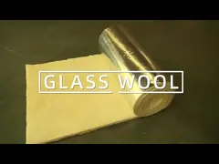 одеяло Rolls стеклянной ваты изоляции жары волокна 1.2m звукоизоляционное для изоляции стены video