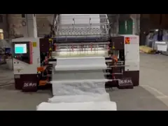 Multi верхний сегмент иглы 1400RPM компьютеризировал выстегивая машину video