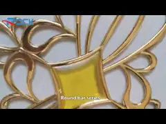 Multiple Sizes UV Proof Long Life Windows Georgian Bars Pattern PVC Material in Golden