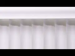 Дешевая цена 100% полиэстер Прозрачная вертикальная свертывающаяся ткань Прочный новый дизайн video