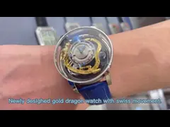 Люди Astronomia небесные SeriesTourbillon водоустойчивого кварца дозора 30m водоустойчивое video