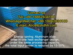 Осушитель воздуха 220В 6.5Нм3/Мин воздушного компрессора Р410А Рефригератед осушитель воздуха для компрессора video