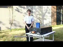 Батарея лития 300kwh ev автобуса CTS электрическая 250kwh, батарея 614 вольт для электрической шлюпки video