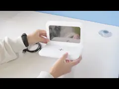Plastik Katlanabilir Saat Kablosuz Şarj Cihazı Beyaz Renk 20W Hızlı Hız