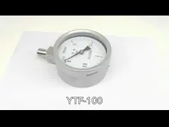 Diaphragm Box Stainless Steel Pressure Gauge Low Pressure For Argon Gas video