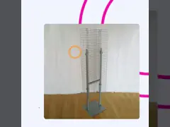 Универсалия 1 выставочные витрины пола металла космоса с одиночными или двойными сторонами video