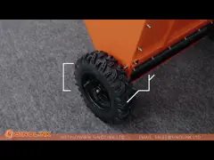 Установленный распространитель песка Atv для кудели двора за скидом дороги зимы 270l анти- video