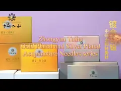 Различные размеры массажируют иглы иглоукалывания Odm устранимые серебрят покрывать стерильный video