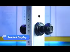 Биометрическая дверная ручка с отпечатками пальцев Smart Lock Black Bluetooth House Lock video