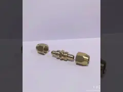 Antirust Solid Brass Pipe Fitting 3/8inch Barb For 3/8-Inch ID Polyurethane Air Hose