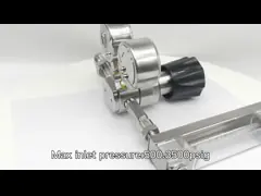 Industrial Single Stage Gas Regulator 4000 Psi High Pressure Helium Regulator video