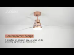 3 Colors Change Light Indoor Ceiling Fan Noiseless DC Motor 6 Speeds video