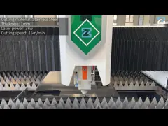 Pequeña cortadora de hoja del laser de la fibra video