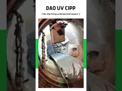 UV CIPP σωλήνας επένδυσης υπονόμων που θεραπεύει την επισκευή Trenchless στα δίκτυα σωλήνων λυμάτων όμβριων υδάτων