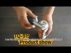 Черный пластиковый факел газа кухни 17cm для топления еды video
