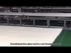 Жилая изоляция стеклянной ваты Брауна для формальдегида свободного Eco крыши дружелюбного video