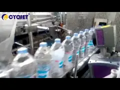 La máquina de la impresión por láser del CO2 de LC30F para la botella CYCJET del animal doméstico vuela la impresora laser