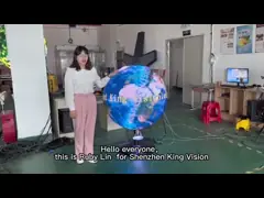 P2 P2.5 P3 P4 Диаметр 1 м 1,5 м 2 м 3 м Шариковый светодиодный дисплей сферы более подгонянный размер video