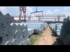 DX53D Galvanised Irrigation Pipes Zinc Coated 6m Galvanised Round Tube