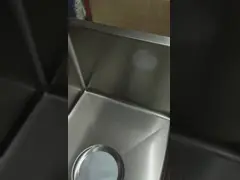 China 0.7mm Polished Undermount Stainless Steel Kitchen Sink 60*43cm supplier