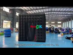 будочка фото ткани 210D Оксфорда раздувная с светом водить