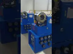машина создателя шланга гидросистемы щипцов 6-38mm прессы шланга 300t с верстаком и быстрыми инструментами изменения video