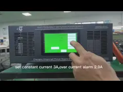 электропитание 2400w DC напряжения тока лаборатории режима переключателя 300V 400V 6A переменное video