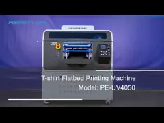 Платформа автоматической отдельной станции печатной машины цифров футболки быстрой скорости планшетной большая video