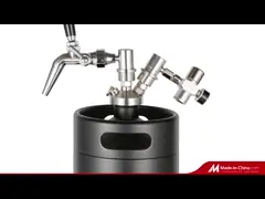 4L Vacuum Ball Lock Mini Keg CO2 Pressurised Soda Keg Dispenser