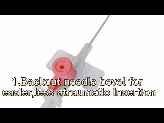 Iv верхней части 200mm 14G 20G G20 установил иглу Cannula с гаван небольшой бабочкой подгоняет тип видео