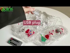 Вися окно светов всасывания украшения рождества СИД декоративное video